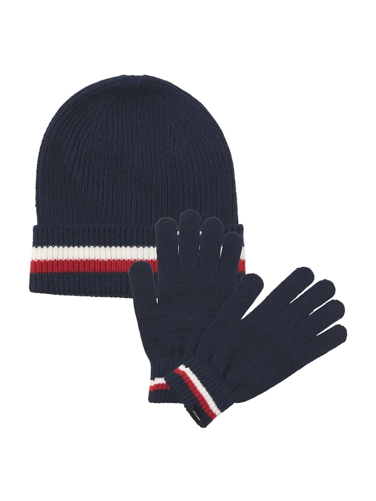 Подарочный комплект для мальчиков из шапочки и перчаток Jack & Jones Junior - Изображение 2 из 2