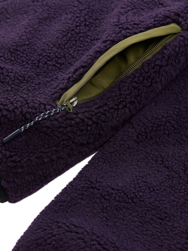 Penfield Purple Mens Mattawa Fleece Jacket - Image 10 of 10