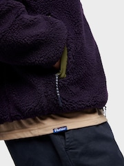 Penfield Purple Mens Mattawa Fleece Jacket - Image 5 of 10