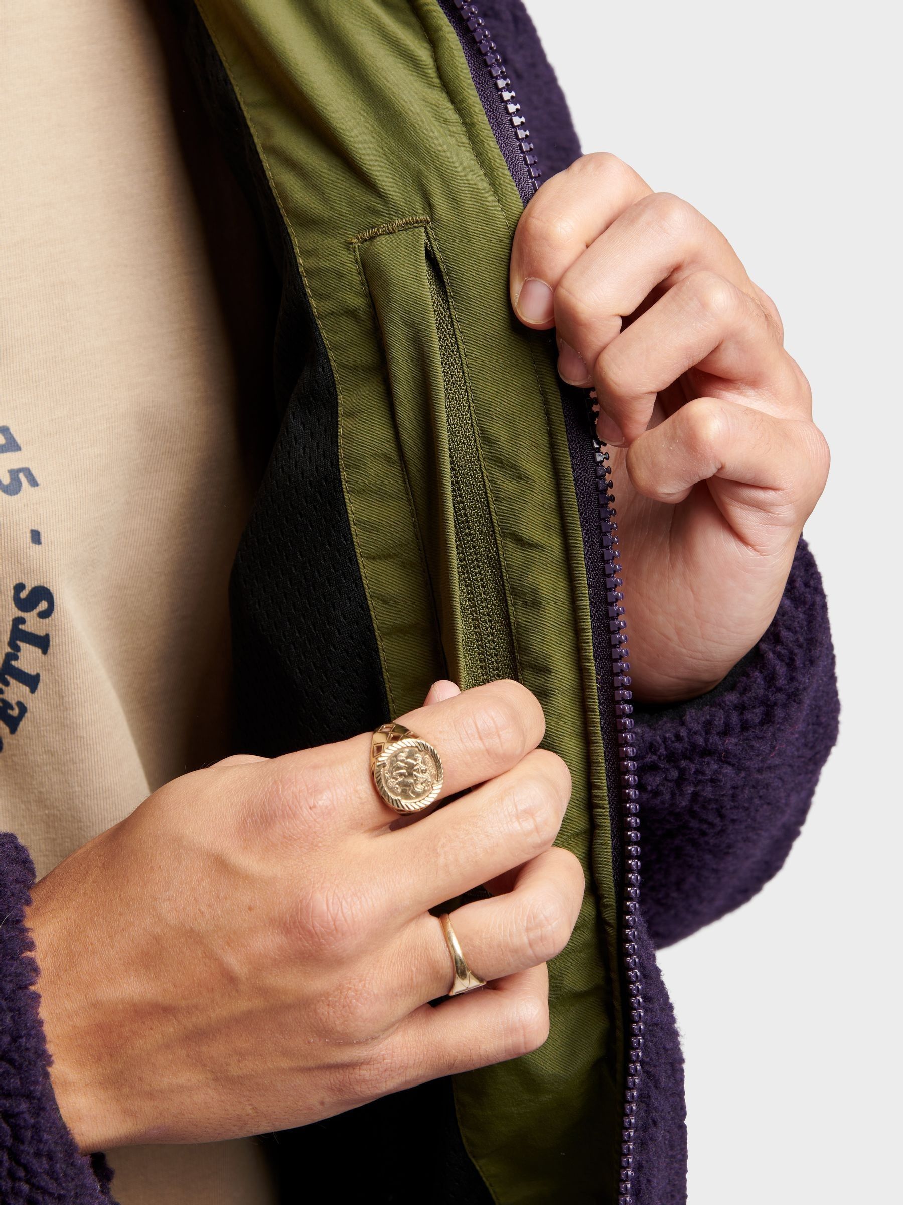 Buy Penfield Purple Mens Mattawa Fleece Jacket from Next USA