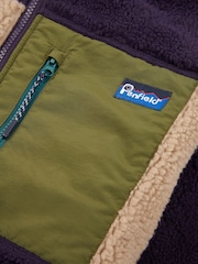 Penfield Purple Mens Mattawa Fleece Jacket - Image 9 of 10