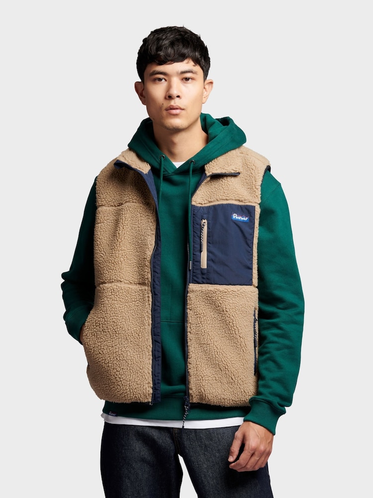 Коричневий - Чоловіча жилетка Penfield Mattawa Body Warmer - Image 1 of 6