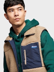 Коричневий - Чоловіча жилетка Penfield Mattawa Body Warmer - Image 3 of 6