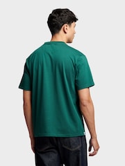 Penfield Green Mens Relaxed Fit Original Logo 100% Cotton T-Shirt - Image 4 of 5