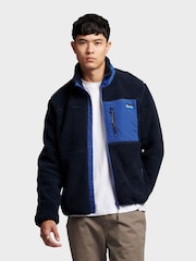 Penfield Blue Mens Mattawa Fleece Jacket - Image 1 of 9