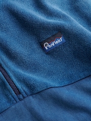 Penfield Blue Mens Washed Panelled Funnel Neck Sweatshirt - Image 2 of 4