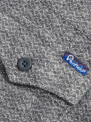Penfield Grey Mens 100% Cotton Brushed Textured Overshirt - Image 3 of 5