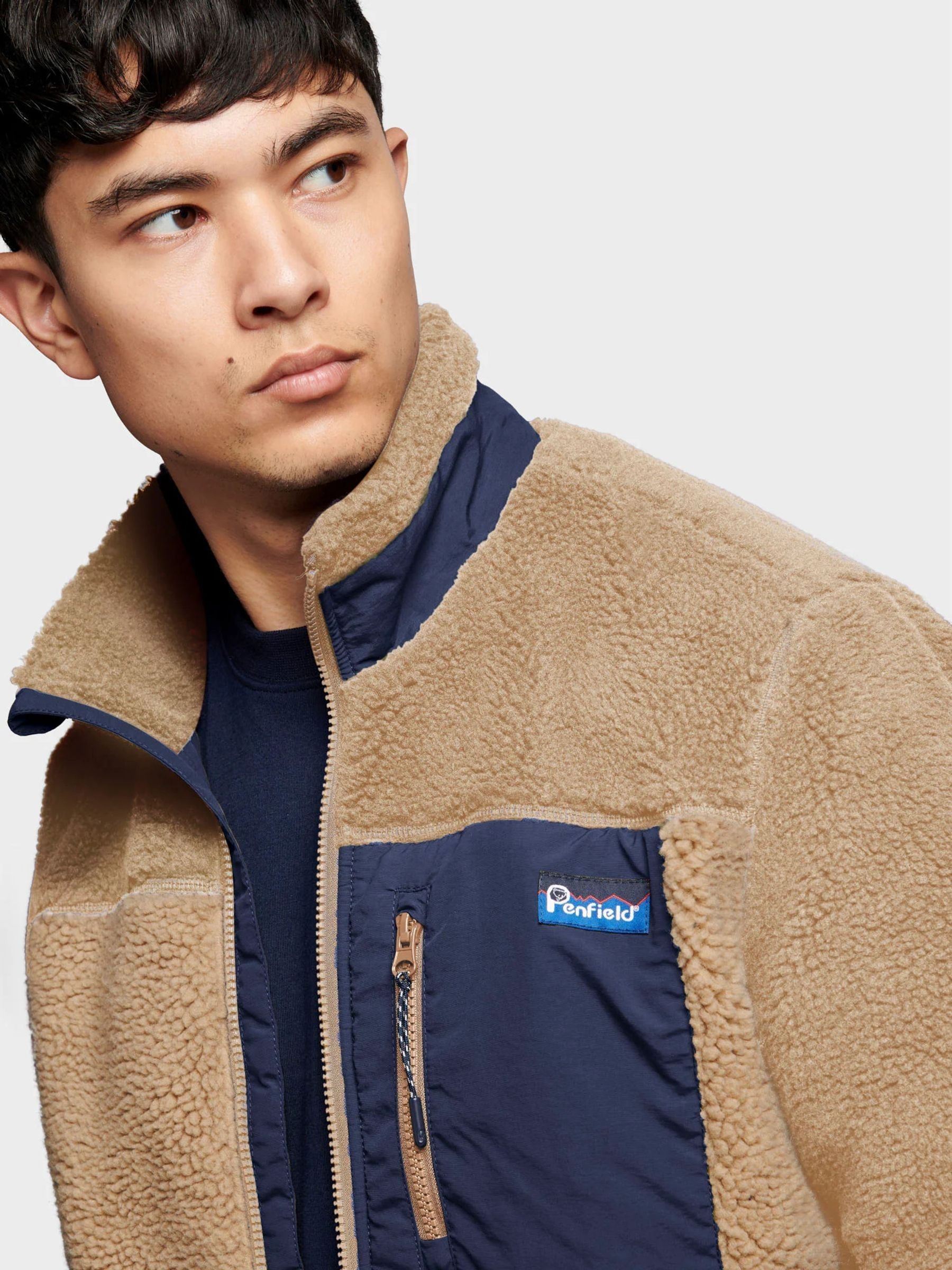 Buy Penfield Brown Mens Mattawa Fleece Jacket from Next USA