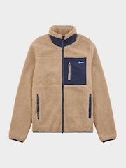 Penfield Brown Mens Mattawa Fleece Jacket - Image 5 of 7