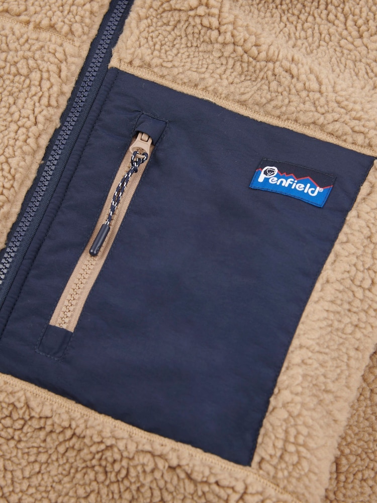 Penfield Brown Mens Mattawa Fleece Jacket - Image 7 of 7