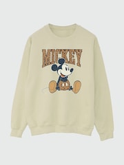 Brands In Natural Women Leopard Print Disney Mickey Mouse Sweatshirt - Image 2 of 3