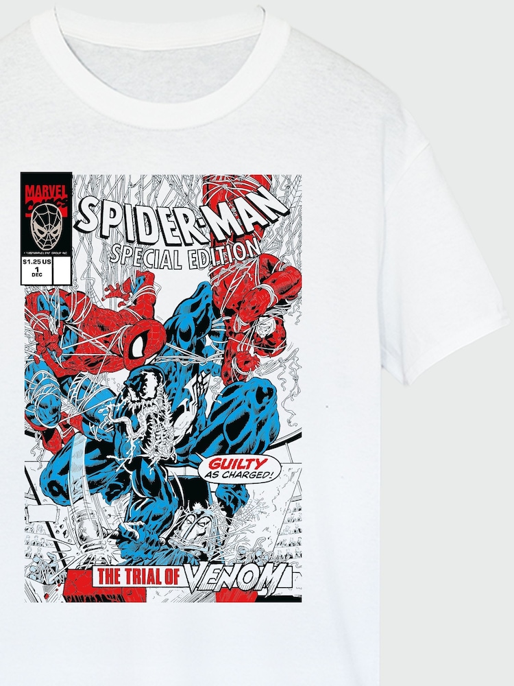 Brands In White Men Marvel Comics Spider Man Special Edition 100% Cotton T-Shirt - Image 3 of 3