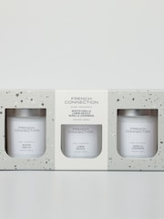 French Connection White Collection Trio of Candles Gift Set 3 X 64G - Image 4 of 5