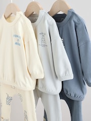Blue Milk Club Baby Tops and Leggings 6 Piece Set - Image 12 of 17