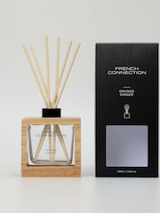 French Connection Natural Wooden Surround Orange Ginger Reed Diffuser 100ML - Image 2 of 5