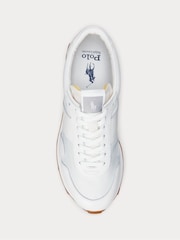 Polo Ralph Lauren White Womens Tonal Sporty Trainers - Image 3 of 5