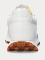 Polo Ralph Lauren White Womens Tonal Sporty Trainers - Image 4 of 5