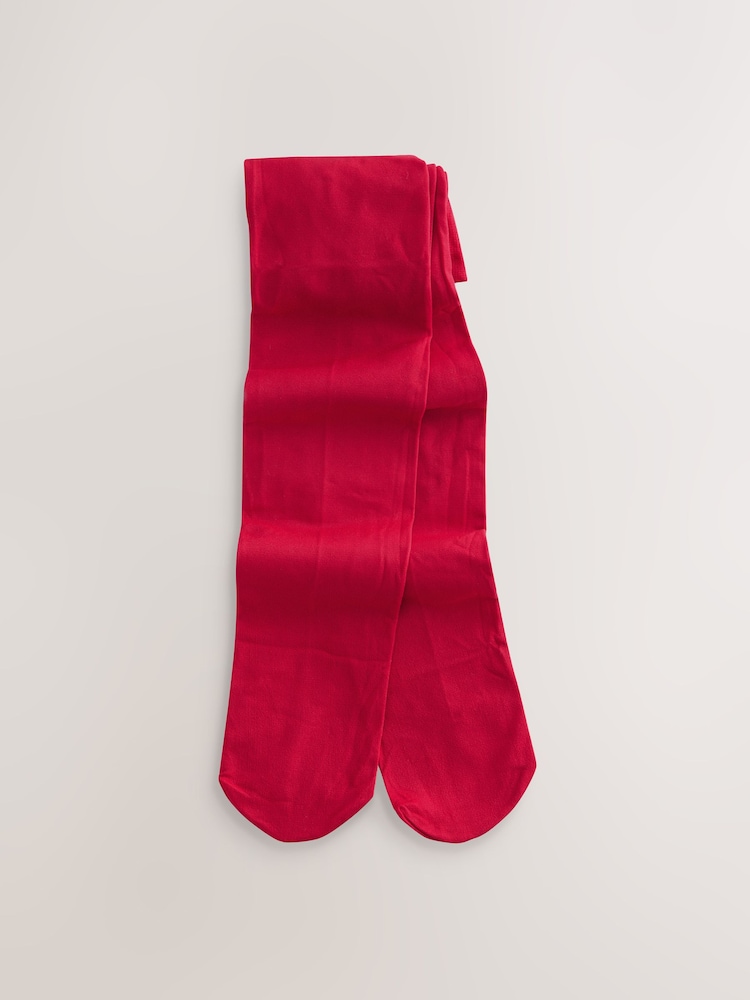 Red 80 Denier School Tights - Image 1 of 3
