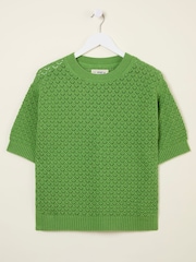 Verde - FatFace Knitted T-Shirt - Imagen 5 de 5