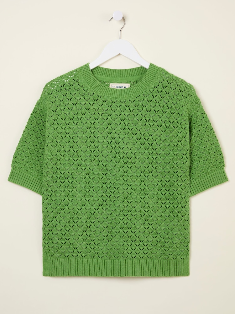 Verde - FatFace Knitted T-Shirt - Imagen 5 de 5