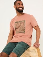 FatFace Tile Print Tshirt - Bild 1 von 5