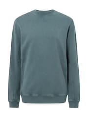 Belstaff Blue Valley Garment Dye Sweat Top - Image 1 of 3