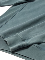 Belstaff Blue Valley Garment Dye Sweat Top - Image 2 of 3