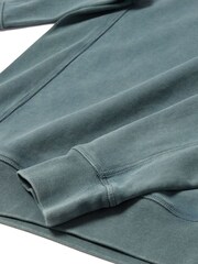 Belstaff Blue Valley Garment Dye Sweat Top - Image 9 of 10
