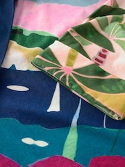 Multi Printed Scenic Holiday Short Sleeve Shirt - Image 6 of 6