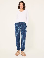 FatFace Iris White V-Neck Knitted Jumper - Image 1 of 5