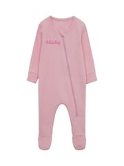 Personalised Ribbed  Sleepsuit By Ruff Cubs Kidswear - Image 5 of 5