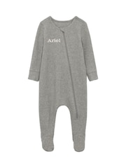 Personalised Ribbed  Sleepsuit By Ruff Cubs Kidswear - Image 3 of 4