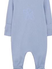Personalised Ribbed  Sleepsuit By Ruff Cubs Kidswear - Image 4 of 5