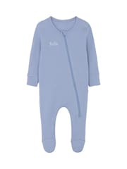 Personalised Ribbed  Sleepsuit By Ruff Cubs Kidswear - Image 5 of 5