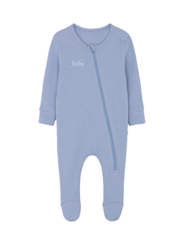 Personalised Ribbed  Sleepsuit By Ruff Cubs Kidswear - Image 5 of 5