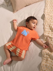 Red Baby T-Shirt and Shorts Set - Image 1 of 2