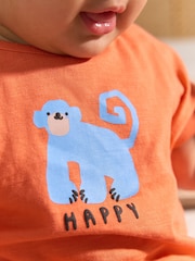 Red Baby T-Shirt and Shorts Set - Image 2 of 2