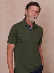 Savile Row Company Classic Fit 100% Cotton Polo Shirt - Image 2 of 4