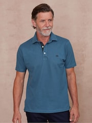 Savile Row Company Classic Fit 100% Cotton Polo Shirt - Image 1 of 4
