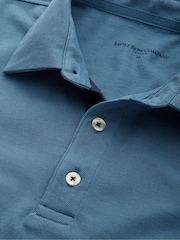 Savile Row Company Classic Fit 100% Cotton Polo Shirt - Image 4 of 4