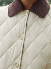 Threadbare Collar Diamond Quilted Jacket - Image 4 of 4