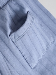Blue Polo Top and Shorts Baby Set - Image 11 of 11