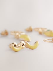 Multi Coloured Fruit Earrings Pack - Image 5 of 5
