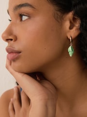 Green/Orange Fish Charm Hoop Earrings Pack - Image 3 of 6