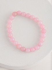 Pink Bead Stretch Bracelet - Image 1 of 3