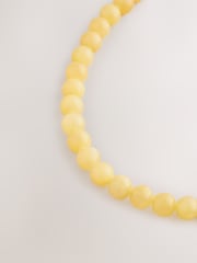 Yellow Beaded Necklace - Image 6 of 7