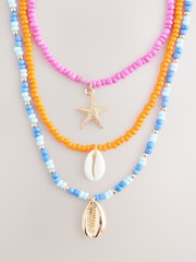 Bright Beaded Necklace Pack - Image 4 of 7