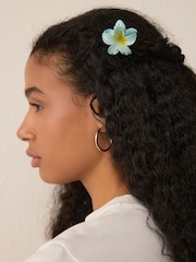 Multi Coloured Mini Flower Hair Clips 3 Pack - Image 3 of 7