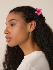 Multi Coloured Mini Flower Hair Clips 3 Pack - Image 4 of 7
