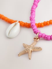 Bright Beaded Anklet Pack - Image 4 of 6